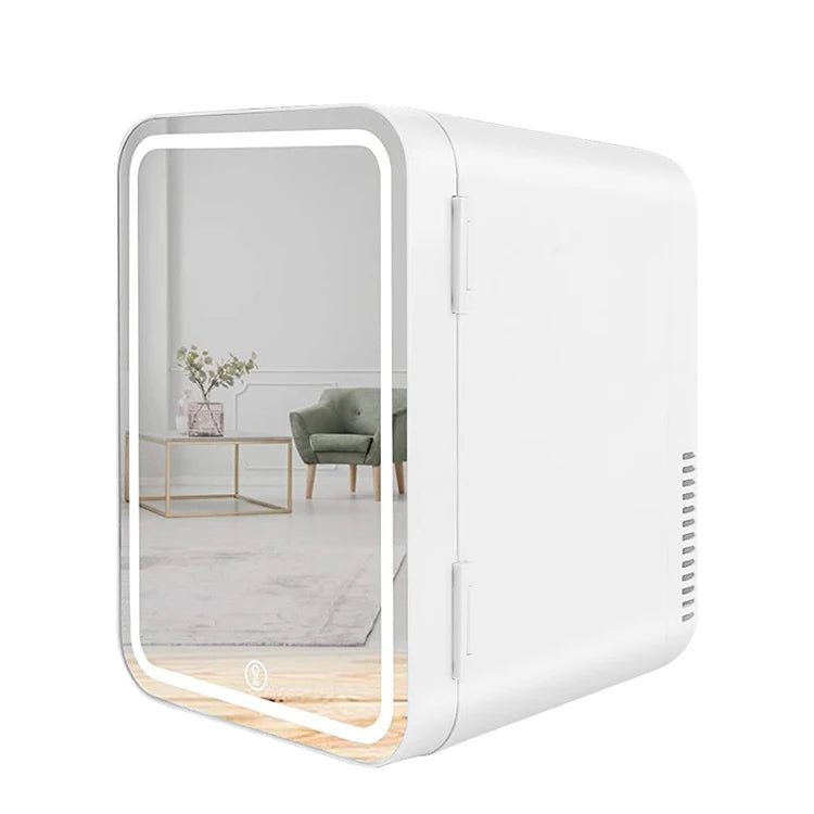 Pink Mini Skincare Fridge - Portable Cosmetic Refrigerator (4°C-12°C, Ultra-Quiet, USB Powered)
