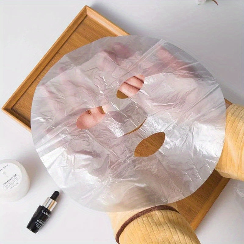 Transparent Mask Wrap Face Beauty Tool, PVC Material