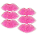 6 Pack Lip Gel Ice Packs Flexible Reusable Cooling Pad Cold Compress for Pain Relief