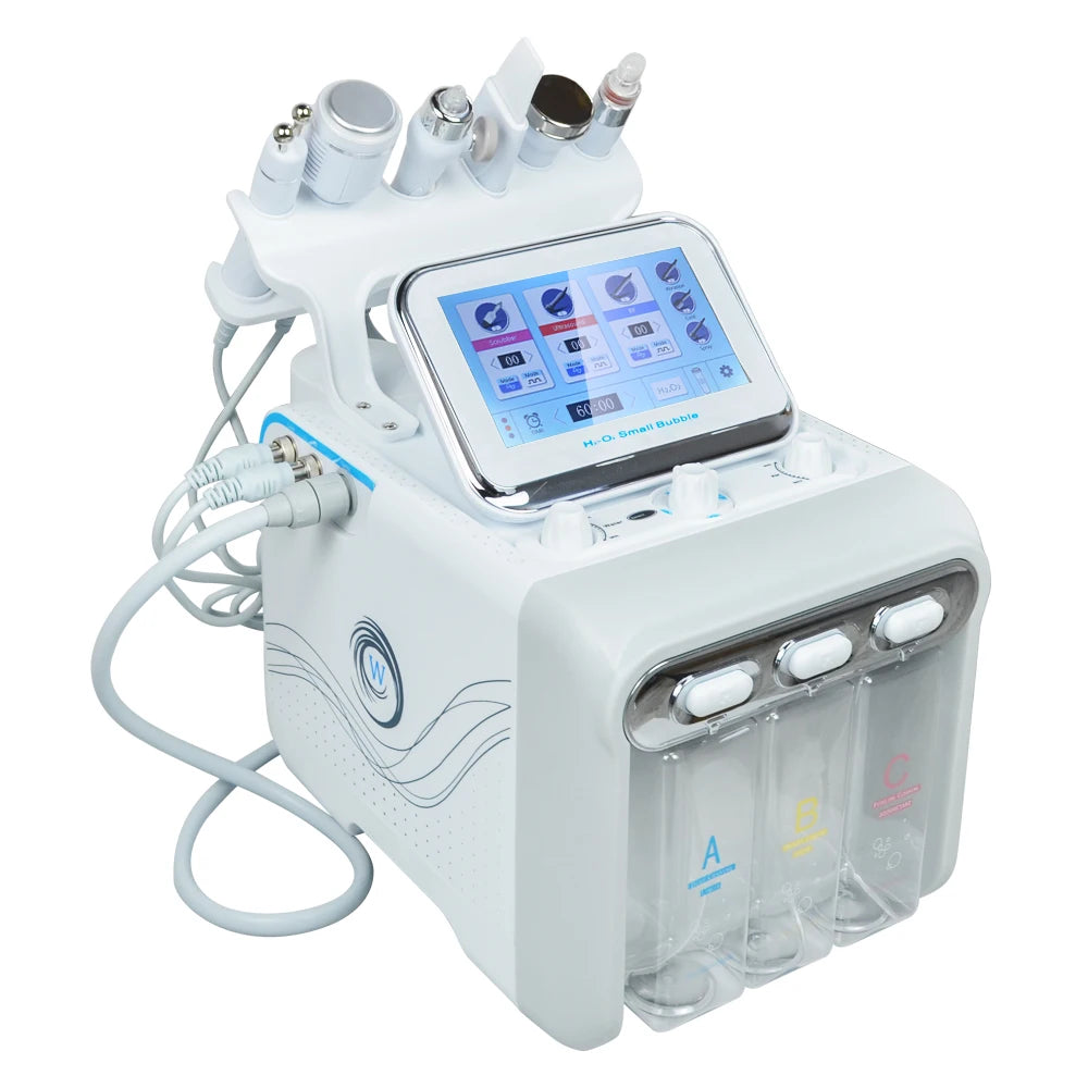 6 in 1 Hydro Facial Aqua Peeling H2O2 Machine