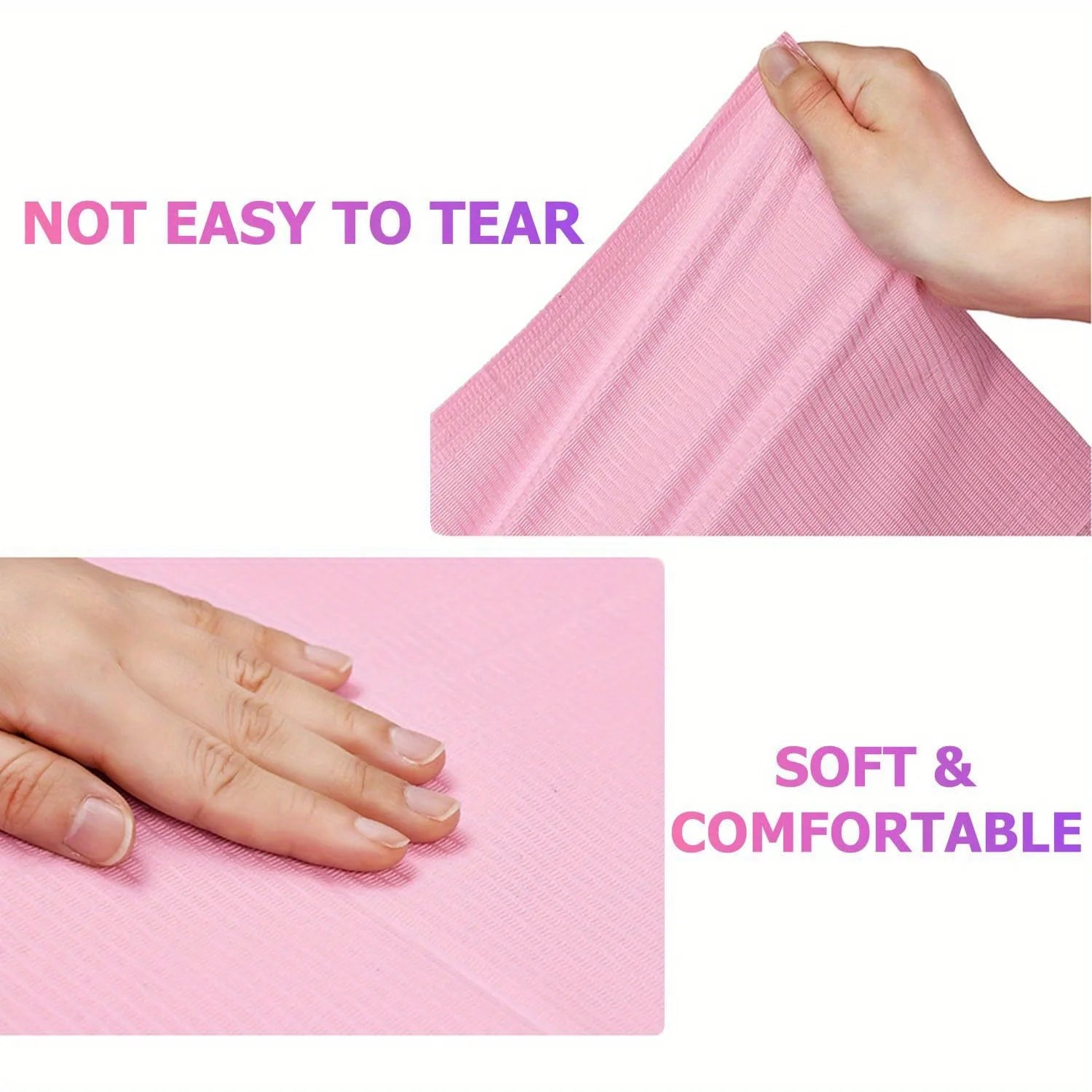 Pink Disposable Bib