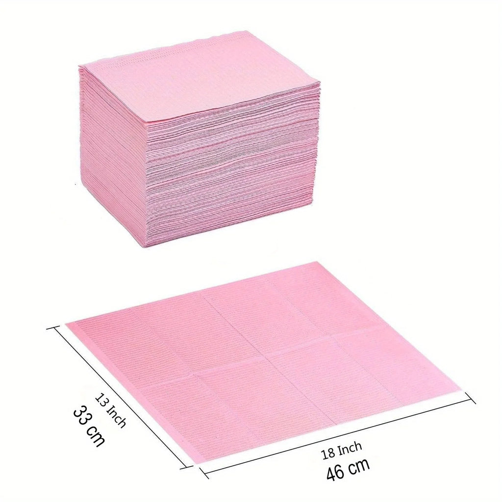 Pink Disposable Bib
