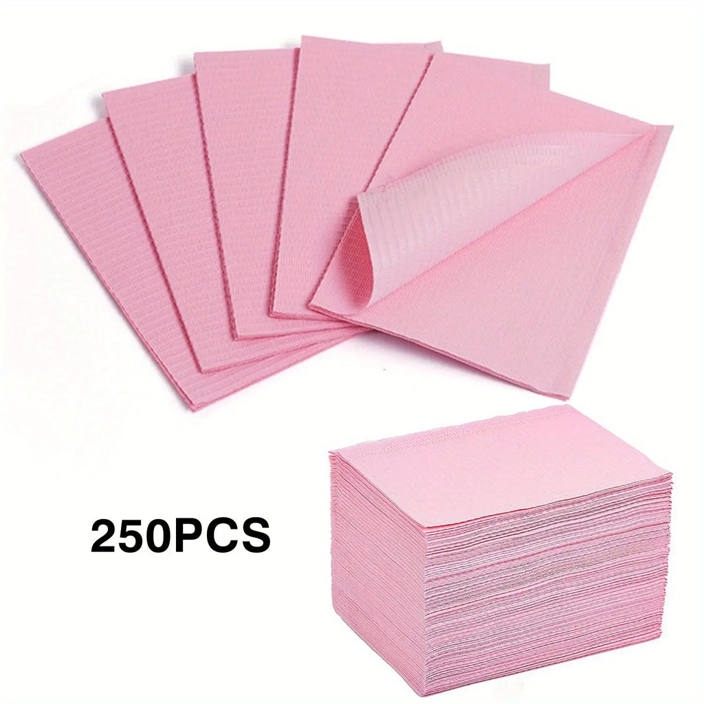 Pink Disposable Bib