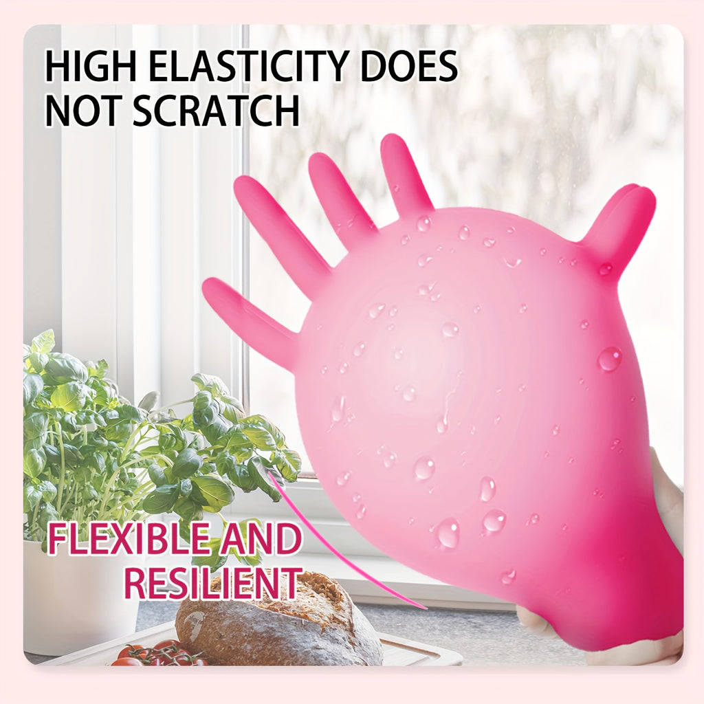 Pink Thickened Nitrile Gloves 200 pcs