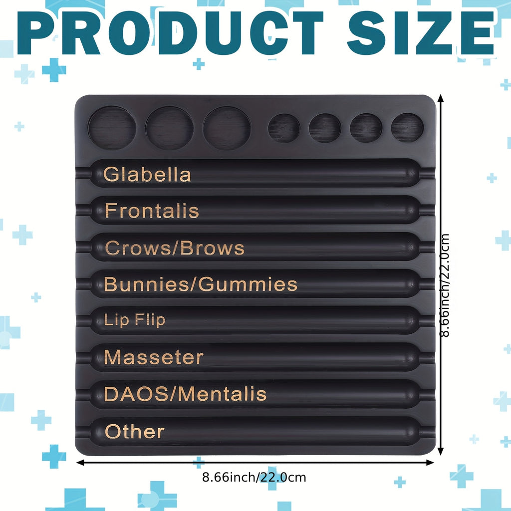 Aesthetic Practitioner Tray with 8 Slots Label