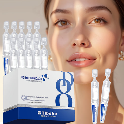 5% Facial High Content Hyaluronic Acid Serum, 8D Hydration & Moisture-Lock, Portable Disposable Skin Care Bottle Of Hyaluronic Acid, 0.05 Fl.oz *30pcs