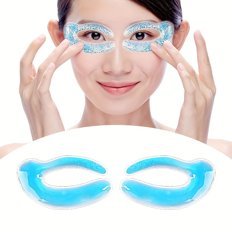 Reusable Gel Eye Pack | Cold and Hot Compress Eye Care, Cooling Gel Eye Pad, Made of Polyvinyl Chloride