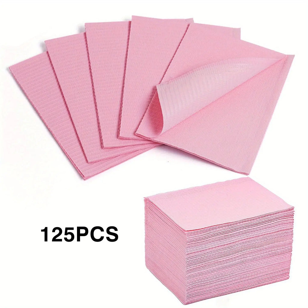 Pink Disposable Bib