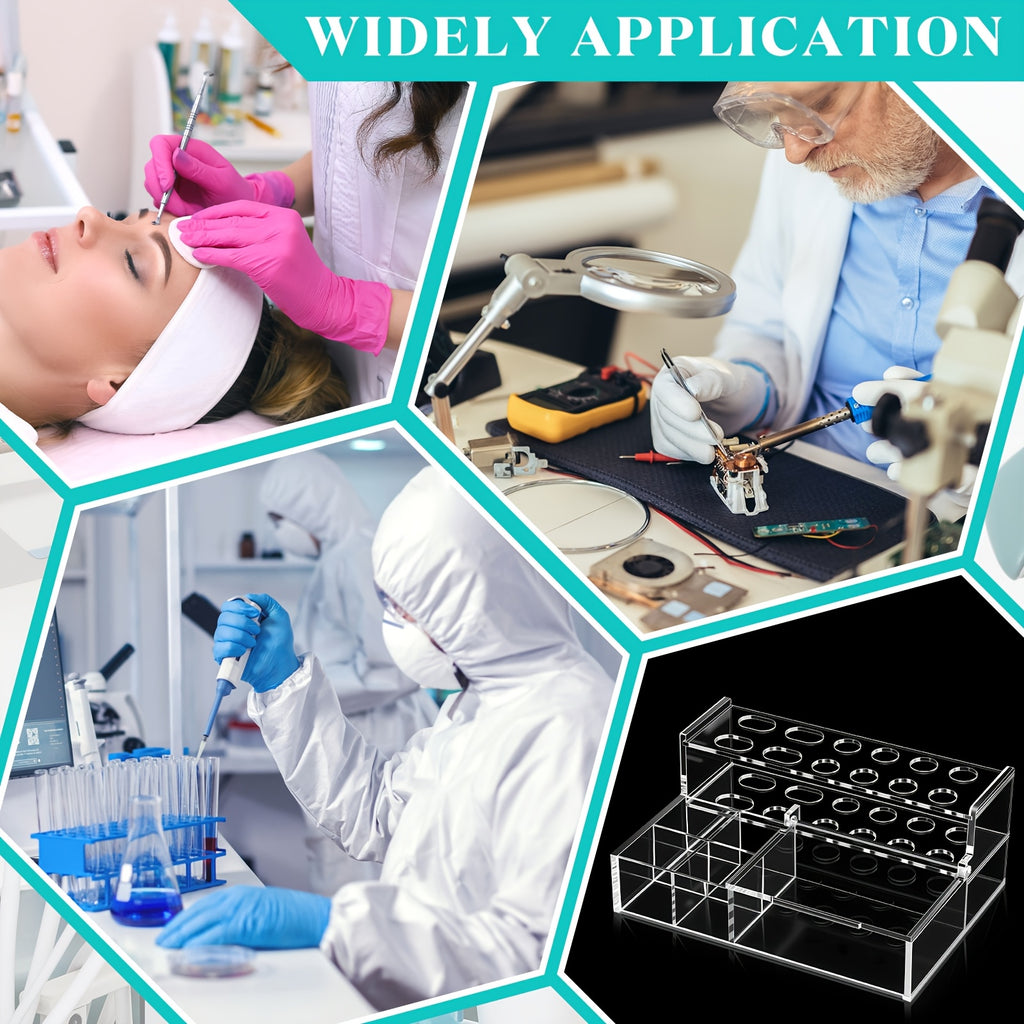 Acrylic Holder Stand with Adhesive Applicator Tool