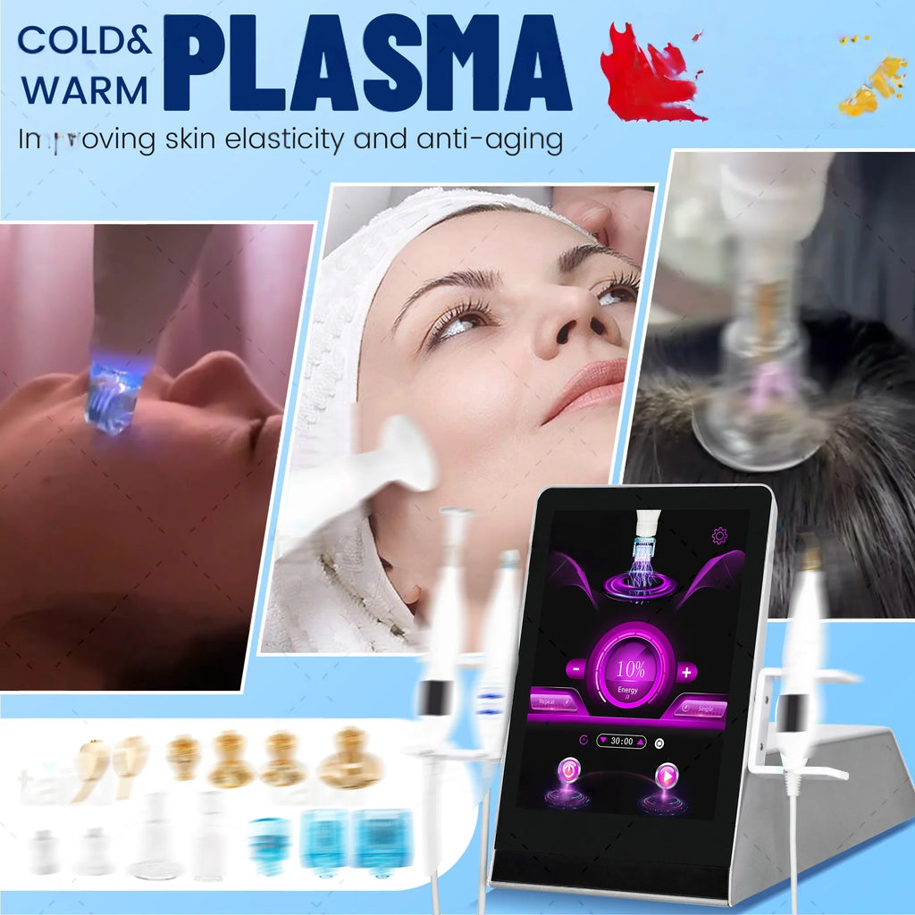 Nouvelle Machine de Beauté Plasma 8-en-1: Froid/Chaud, Ozone, Microdermabrasion Diamant, Lifting & Rajeunissement Cutané
