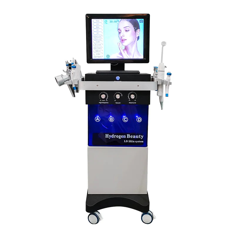 New 14 in 1 Bubble Oxygenation Ultrasonic Scrubber Hydrodermabrasion Hydro Facial Machine 2025
