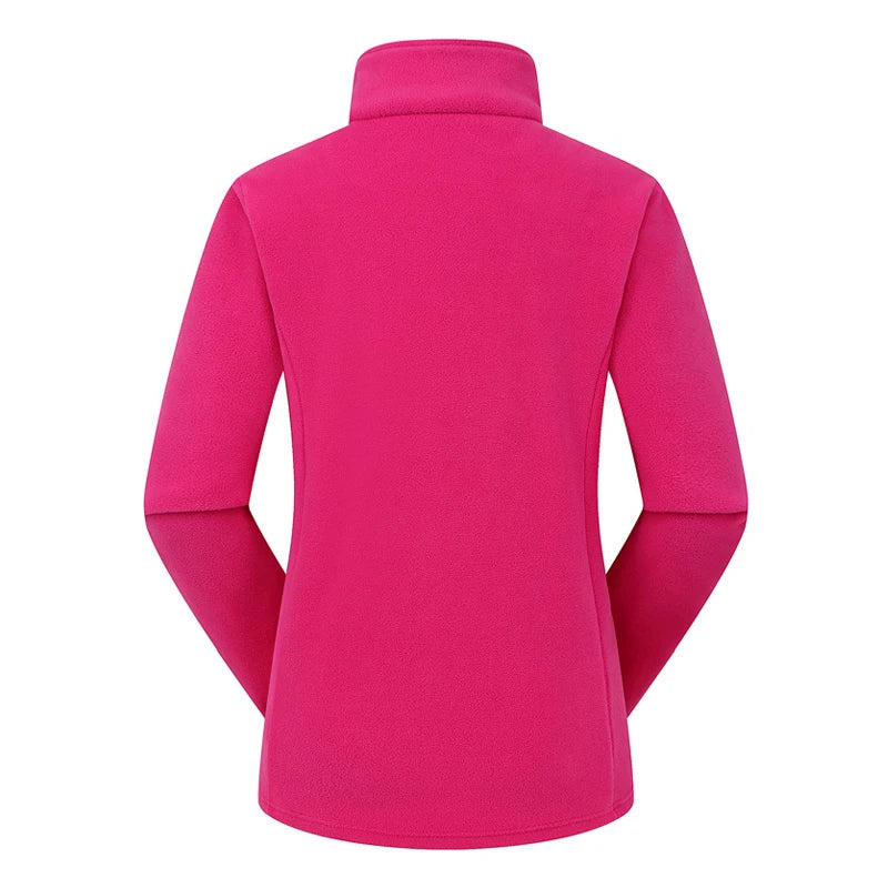 TRVLWEGO Men Women's Fleece Hiking Thermal Jackets Outdoor Sports Climbing Trekking Camping Windbreaker Male Warm Coats