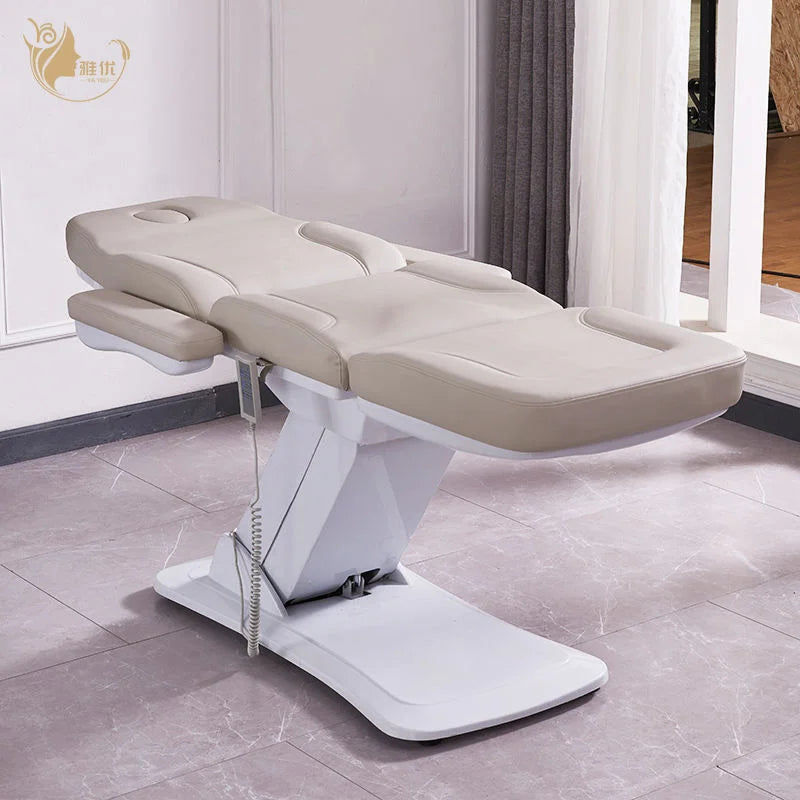 Electric Beauty Spa Bed for Massage Facial Lash Work Salon Furniture
