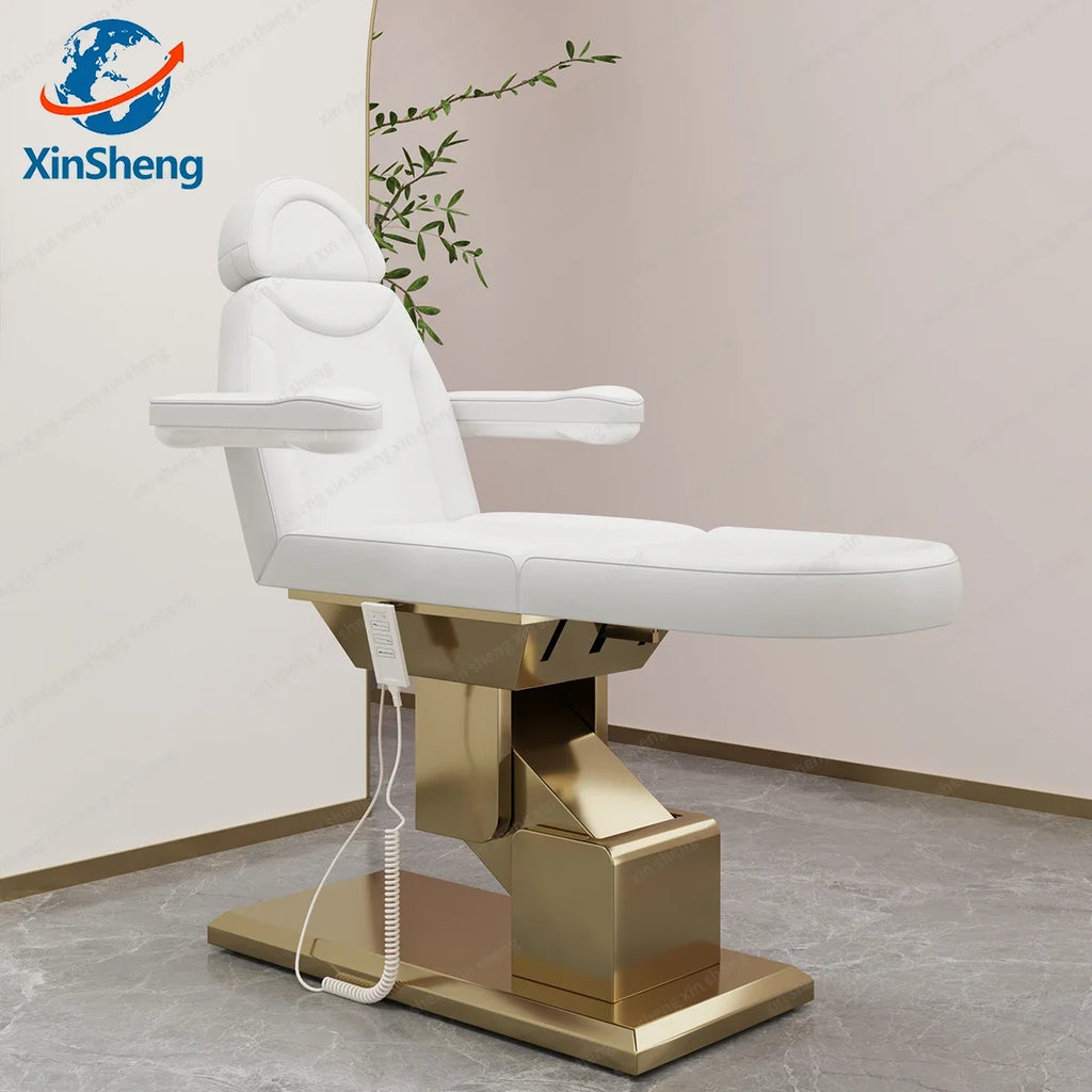 Electric Lift Adjustable Chair, Beauty Salon Beauty Care Bed, Check the Diagnostic Chairs for Hospitals, Ship from United States