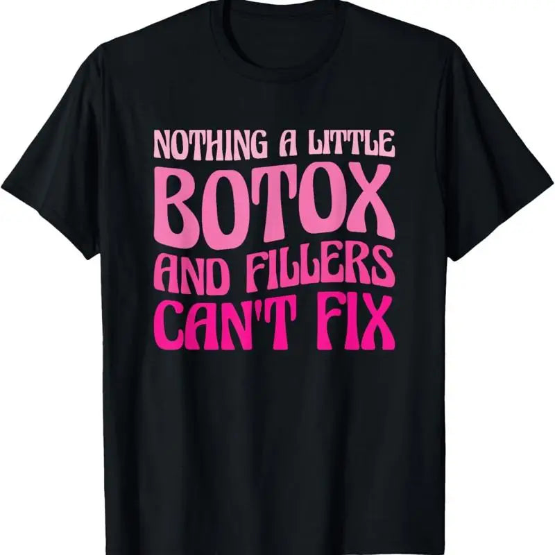 Cute Botox Lover S For Aesthetic Nurses Black Modern T Shirt