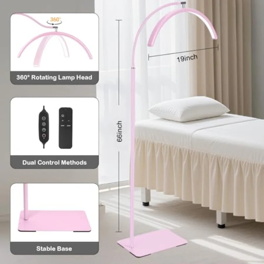 Half Moon Lash Light LED Floor Lamp
