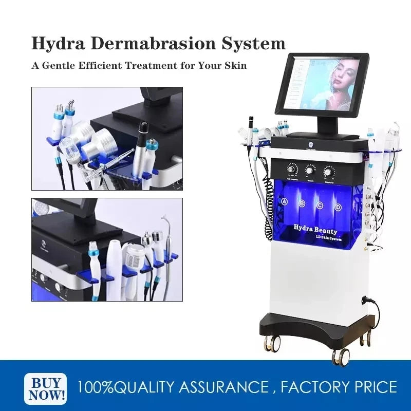 18 In 1 Hydra Oxygen Facial Machine- Deep Skin Cleansing