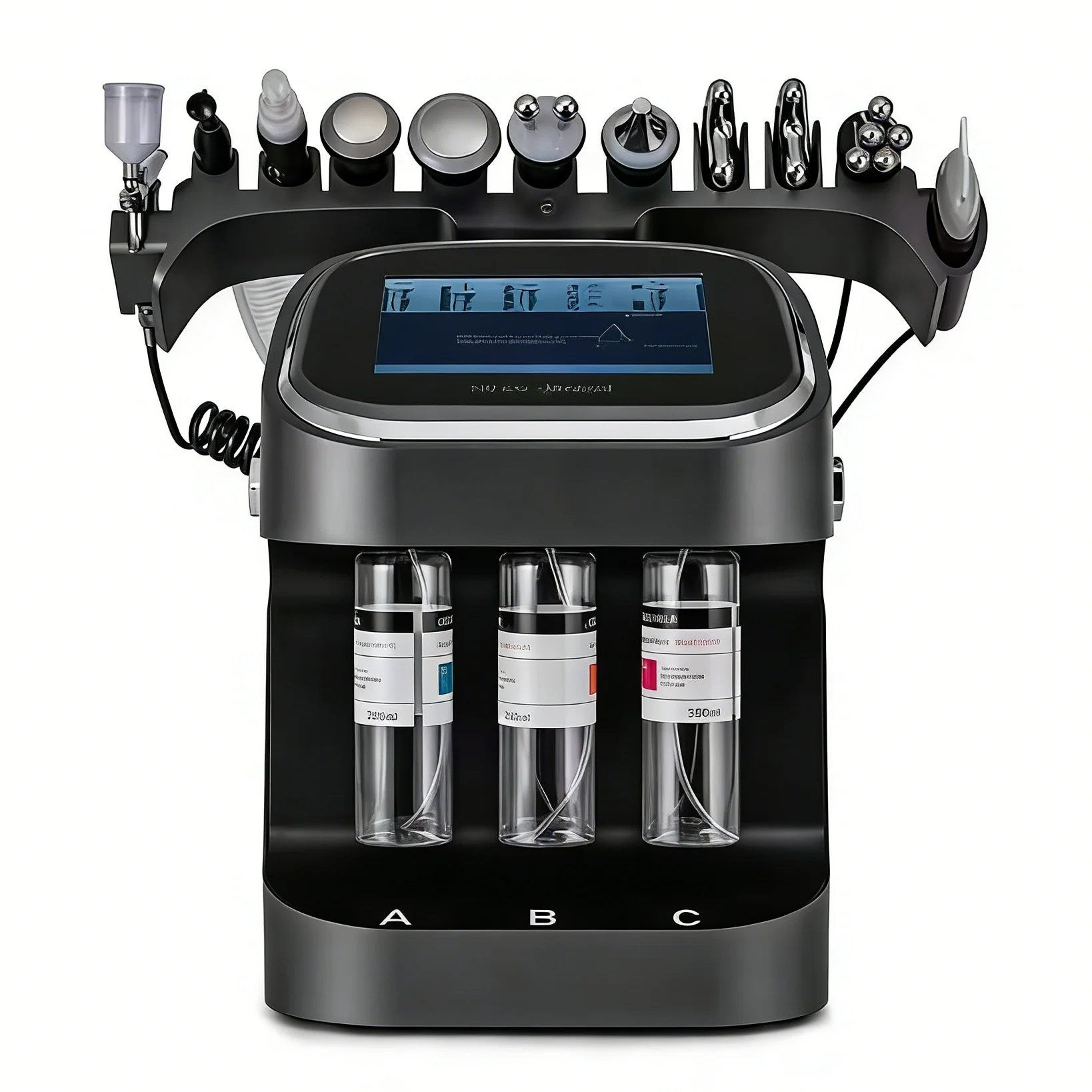 10 in 1 Facial Care Device Desktop Oxygen Bubble Hydra Dermabrasion Skin Rejuvenation Machine 2026