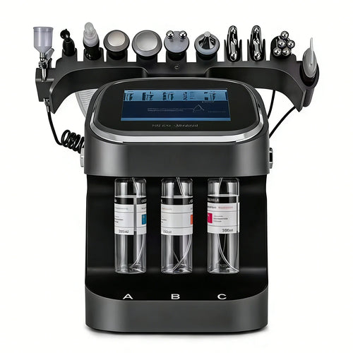 10 in 1 Facial Care Device Desktop Oxygen Bubble Hydra Dermabrasion Skin Rejuvenation Machine 2026