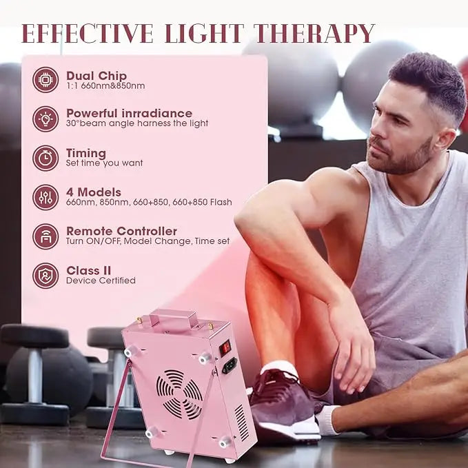 Red Light Therapy Led Light Lamp 60 Dual LED Chips Full Body Infrared Spa Lamp Face Head Feet Hands Lips Relief