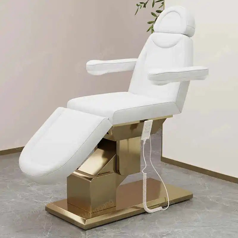 Electric Lift Adjustable Chair, Beauty Salon Beauty Care Bed, Check the Diagnostic Chairs for Hospitals, Ship from United States
