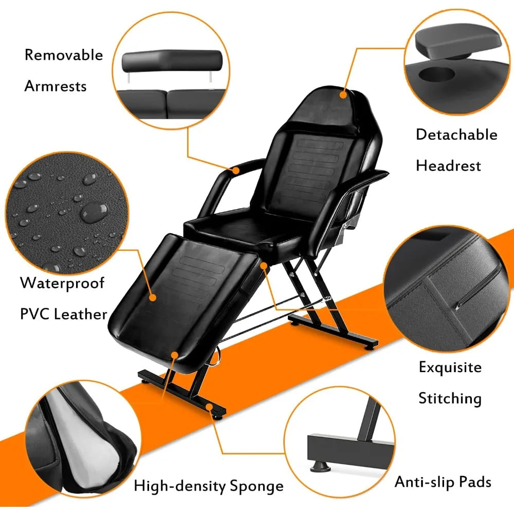 Slay All Day Spa Bed with Hydraulic Stool