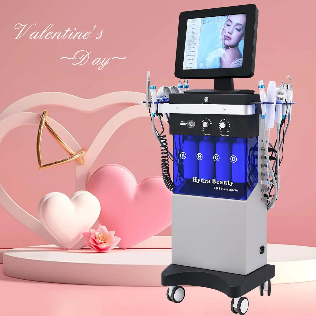 14 In 1 hydro facial  Machine Skin Peeling hydra beauty facial Hydradermabrasion Korea Aqua Peel Machine beautiful equipment