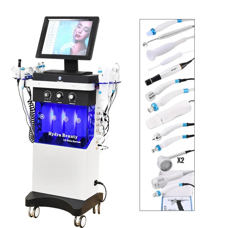 14 In 1 hydro facial  Machine Skin Peeling hydra beauty facial Hydradermabrasion Korea Aqua Peel Machine beautiful equipment