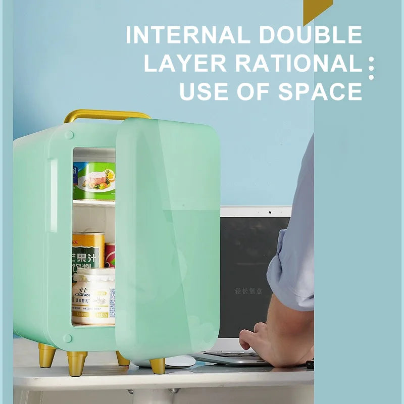 Small Portable Mini Refrigerator Beauty Fridge