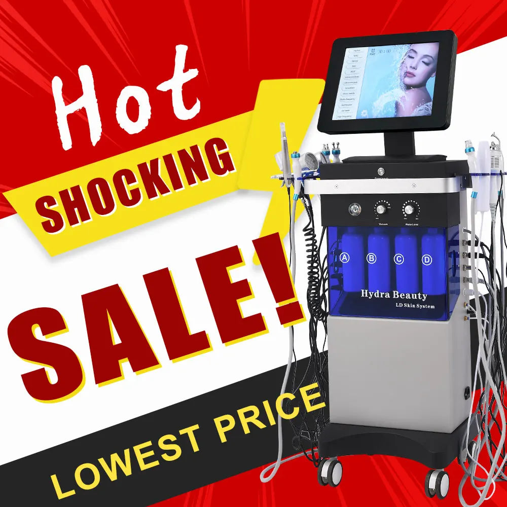 14 In 1 hydro facial  Machine Skin Peeling hydra beauty facial Hydradermabrasion Korea Aqua Peel Machine beautiful equipment