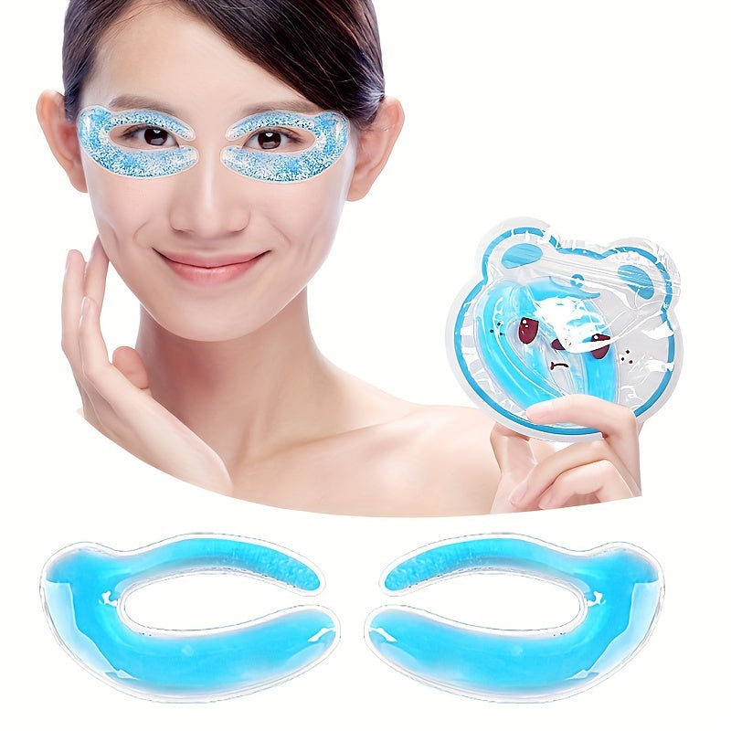 Reusable Gel Eye Pack | Cold and Hot Compress Eye Care, Cooling Gel Eye Pad, Made of Polyvinyl Chloride